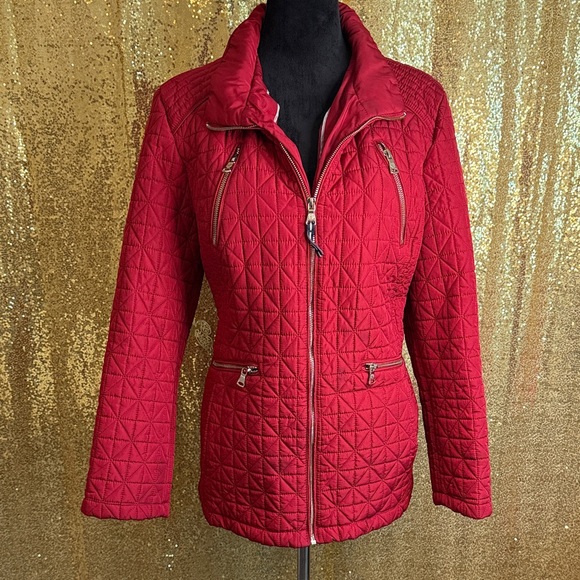 Vince Camuto Jackets & Blazers - Vince Camuto Red Quilted Puffer Jacket